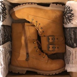 Women’s Timblerland 8inch Double Strap Wheat